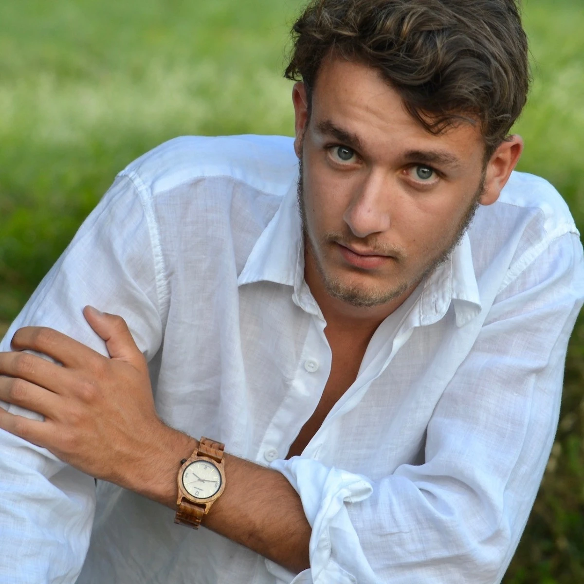 Montre bois homme noyer Moka – Image 9