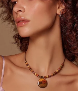 Alternative view of Pendentif en marqueterie Kelly