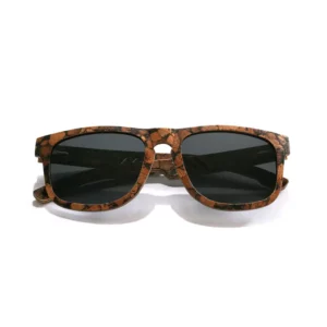 Lunettes de soleil homme en bois Curtiss