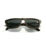 Lunettes de soleil en bois GLOSTER-5, protection UV optimale