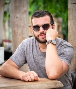 Lunettes bois Douglas-Bicolore