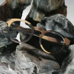 Lunettes en bois BICOLORE 273XP pour hommes et femmes, design français en ébène et érable