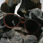 Lunettes en bois solaire Rolling - Monture Pantos élégante fabriquée en bois de Palissandre et d’ébène