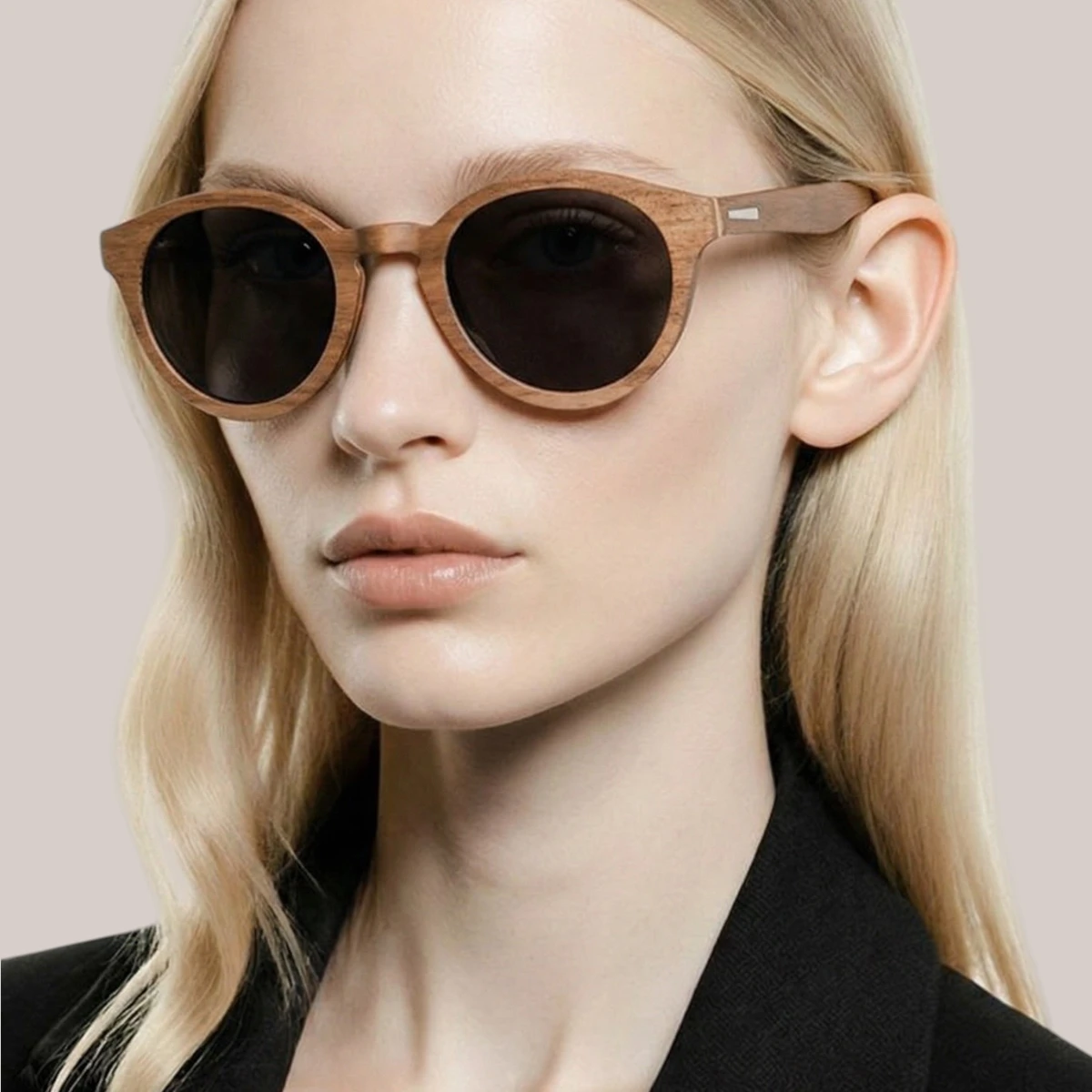 Lunettes soleil bois Brian – Image 4