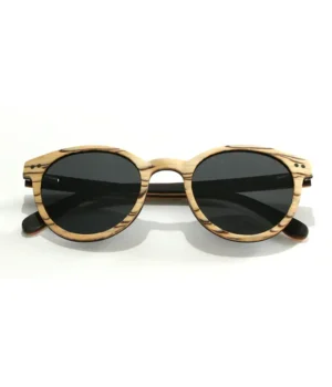 Lunettes solaires YOKO en bois White Ice