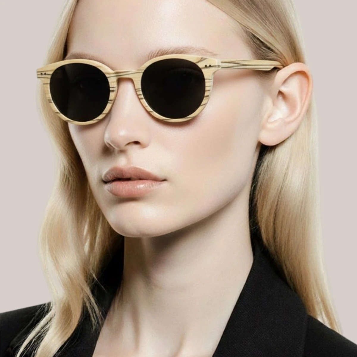 Lunettes soleil bois Yoko