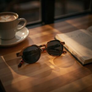 lunettes de soleil bicolore polarisé unisexe