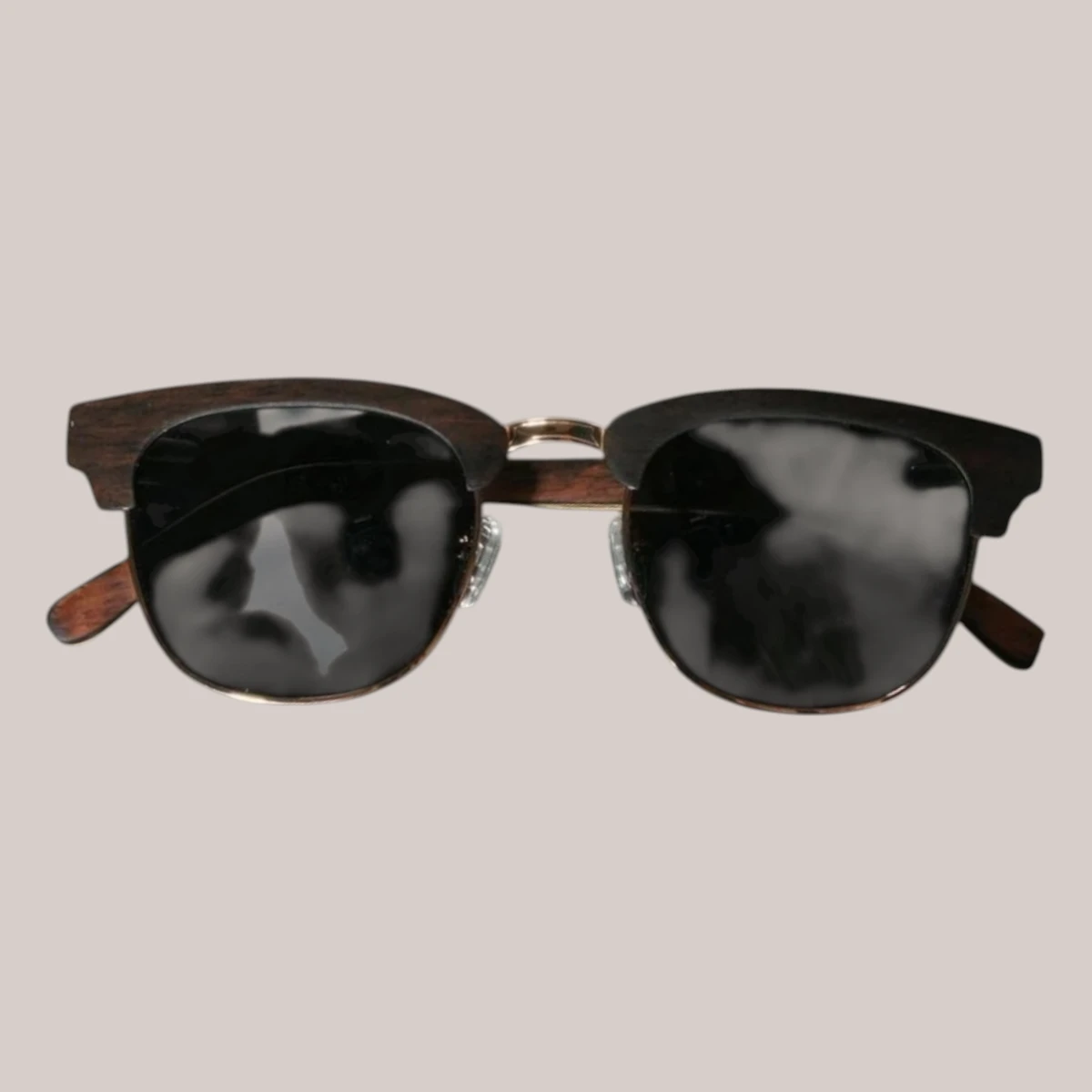 Lunettes de soleil bois Classic-390E-Black
