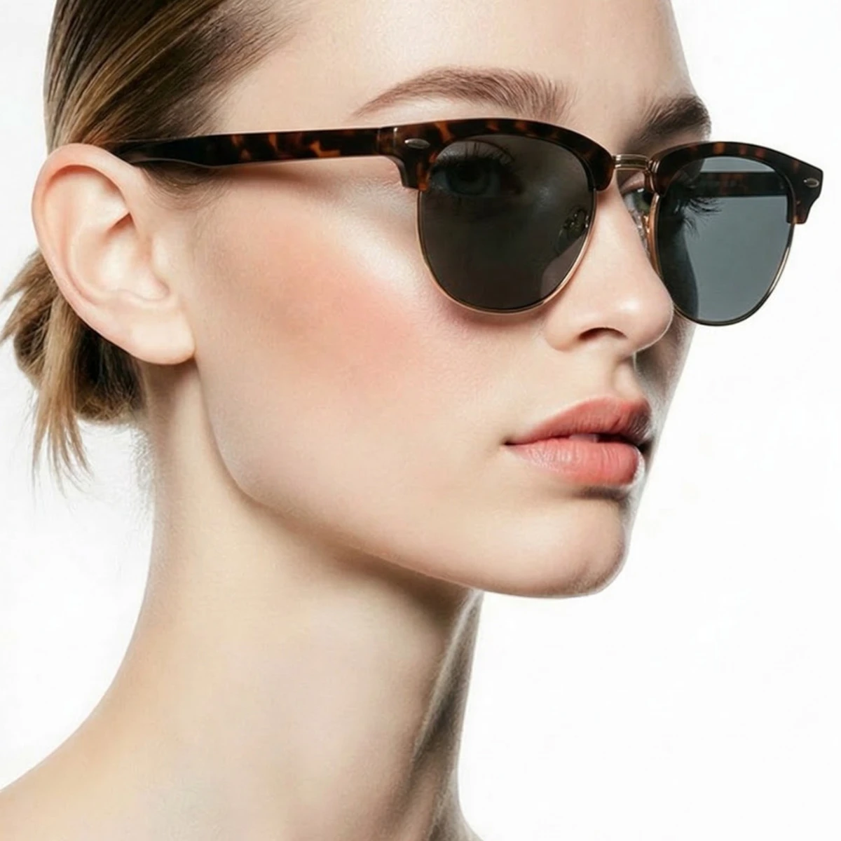 Lunettes de soleil bois Classic-390E-Black – Image 6