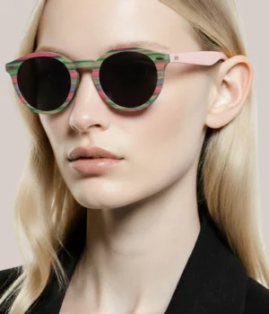 Lunettes en bois Spector-Multicolore