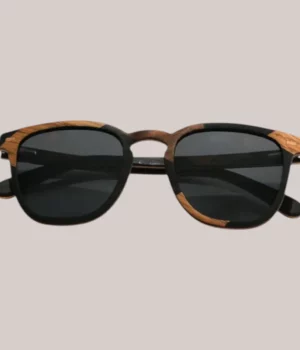 Alternative view of Lunettes polarisé en bois La-Bicolore-394FM