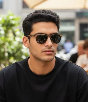 Alternative view of Lunettes polarisé en bois La-Bicolore-394FM