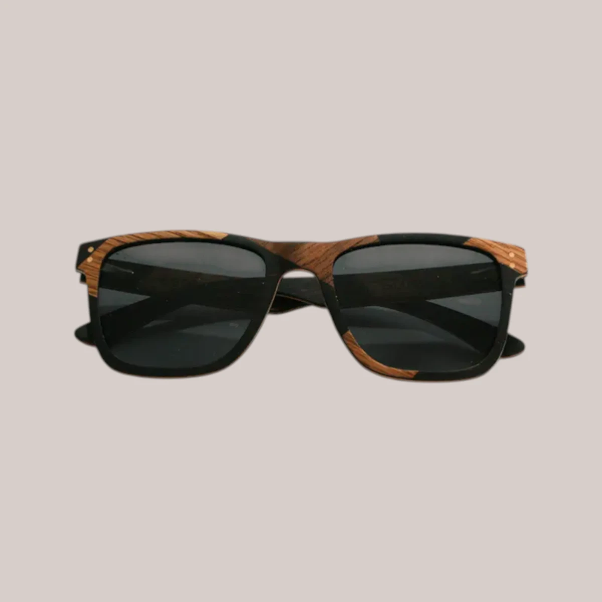 Lunettes soleil bois La-Bicolore-396FM