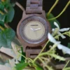Cadran bicolore de la montre Leonardo en bois
