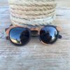 Lunettes de soleil en bois bicolore 