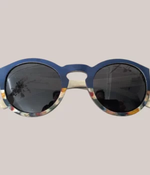 Alternative view of Lunettes bois Clapton Bleu