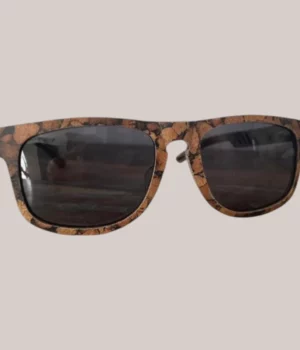 Lunettes de soleil liège et bois Curtiss