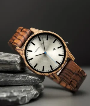 Montre Zébrano pour Homme - Style Naturel et Luxe Durable