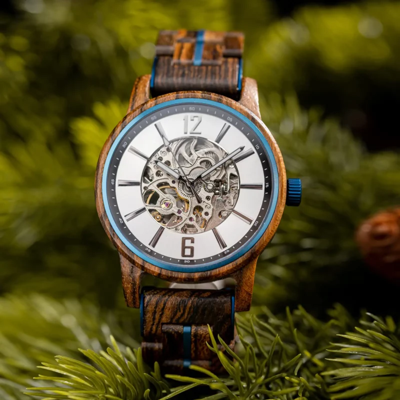Montre en bois automatique homme Zenitha