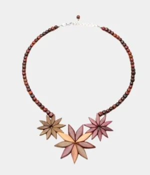 Alternative view of Coffret bijoux 3 sets bois multicolore Flora