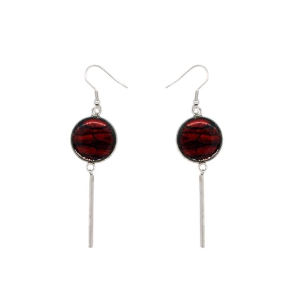 Boucles d'oreilles marqueterie Tamina