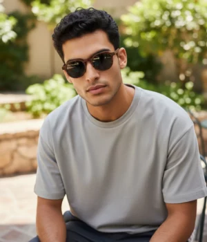 Lunettes bois La-Brown-241XP