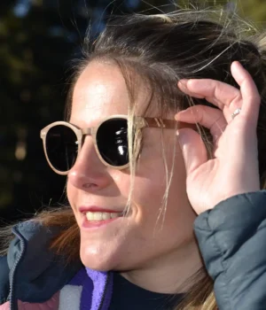 Lunettes de soleil en bois Kate