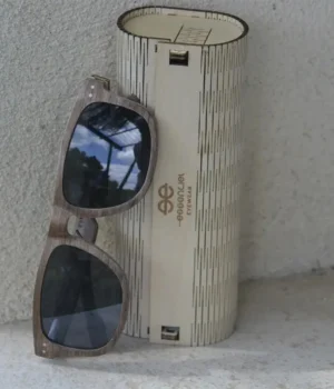 Lunettes en bois La-Brown-087XP