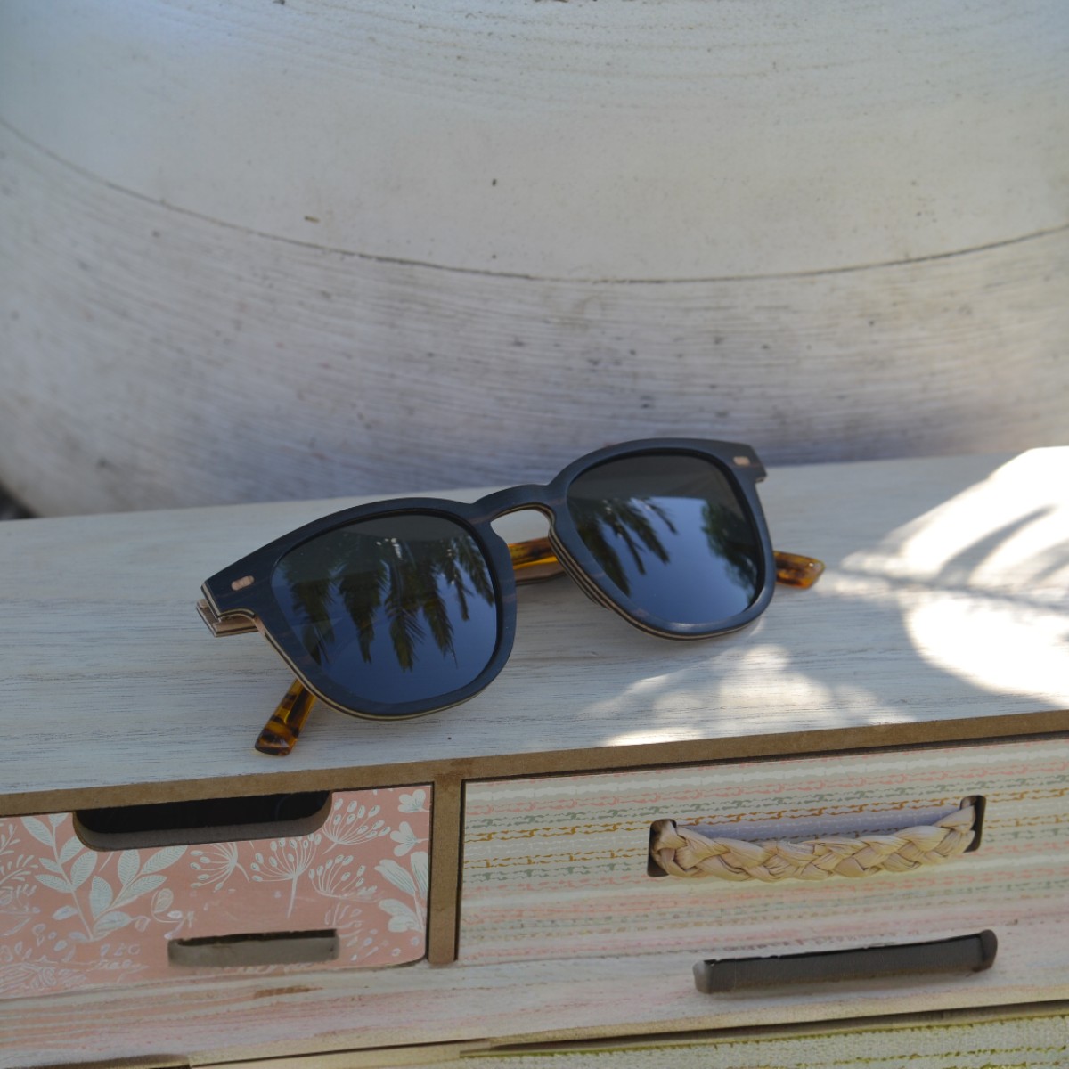 Lunettes de soleil homme Falcon Black.