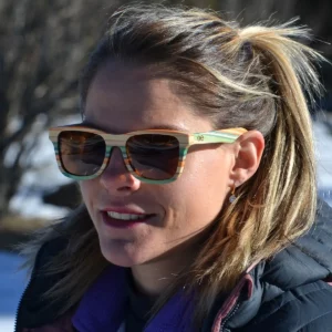 lunettes mixtes polarise bois brazil