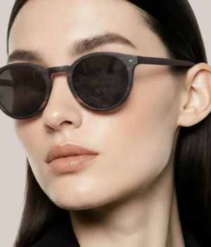 Lunettes soleil bois teck Paul Grey 3