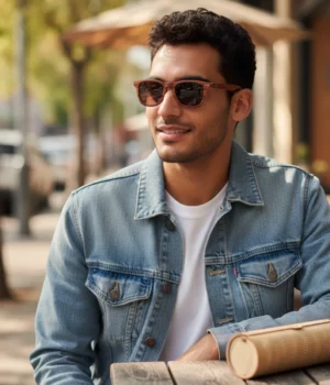 Lunettes soleil bois acajou Douglas