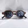 Lunettes de soleil unisexe en bois - modèle La brown