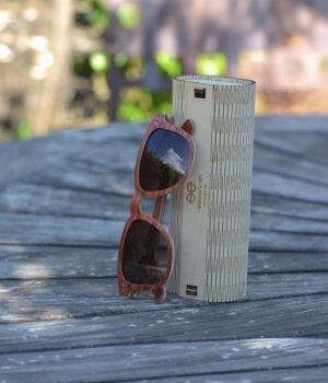 Lunettes soleil bois acajou Douglas
