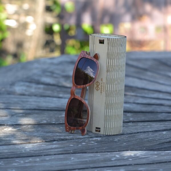 Lunettes soleil bois acajou Douglas
