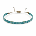 Bijou éthique femme – bracelet bohème réglable Lina fait main en macramé et fils colorés