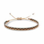 Bijou bohème unisexe – bracelet éthique réglable en fils multicolores tissé en Colombie