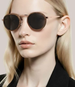 Lunettes soleil Noyer Preston