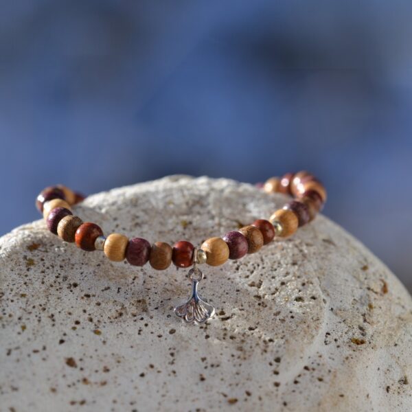 Bracelet fin bois multicolore Malou – Image 5