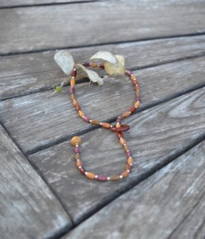 Collier sautoir bois multicolore - Isia