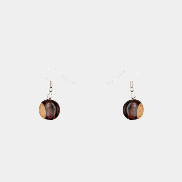 Boucles d'oreilles bicolore Jennifer
