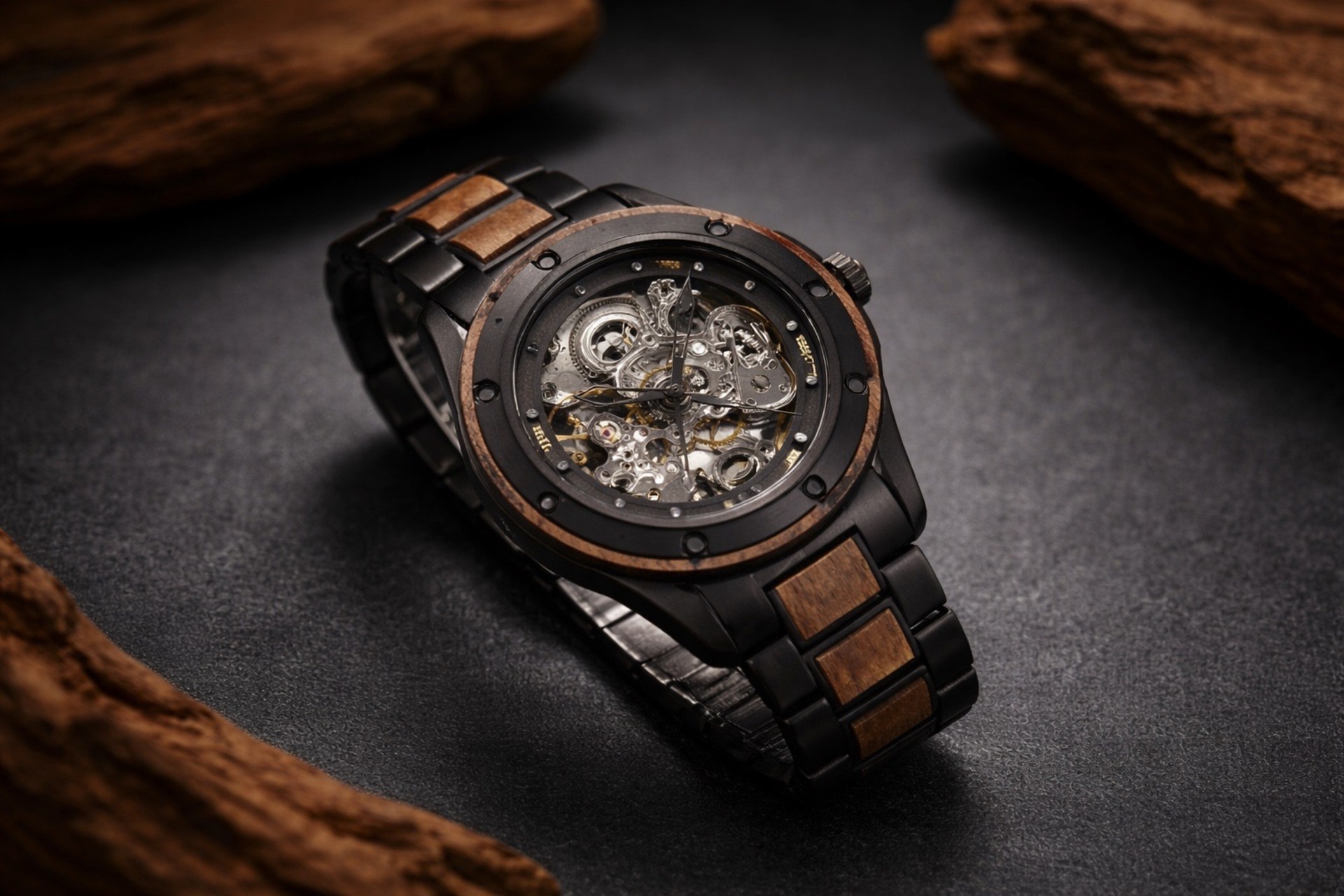 bannière montres en bois homme collection My-esssenciel