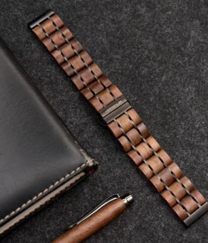 Bracelet interchangeable 20mm homme bois Varek