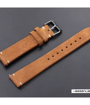 Bracelet daim caramel femme interchangeable 14mm Bella