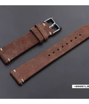Bracelet daim marron femme interchangeable 14mm Bella