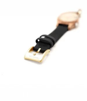 Alternative view of Bracelet cuir noir femme interchangeable 14mm Loanna