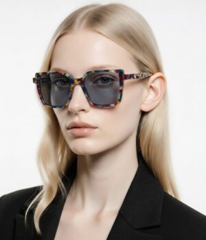 Lunettes soleil bois Grace Multicolore