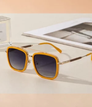 Alternative view of Lunettes de soleil bois et métal Boston